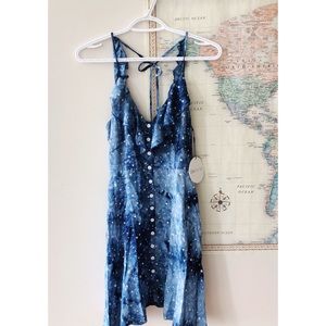 NWT Blue Star Print Sundress